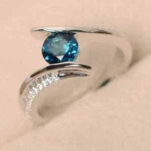 Lovely Sea Blue Ring
